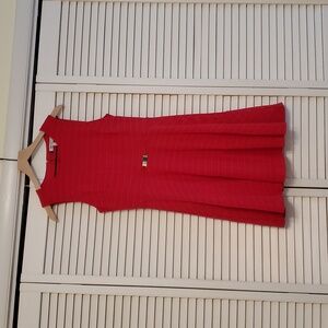 Jennifer Lopez Sleeveless Pink Mini Fit and Flare Dress, Size 6